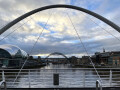 Tyne Bridge from Millenium Bridge, Half Way Between Gateshead and Newcastle upon Tyne